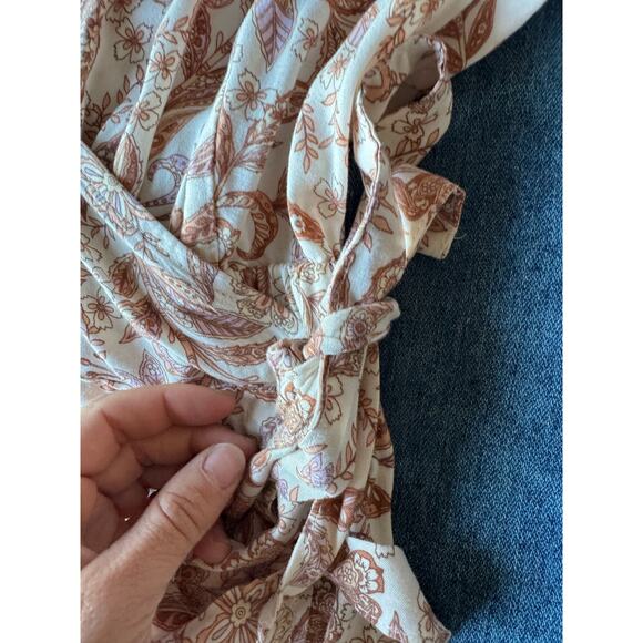 Rip Curl Lunar Tides Wrap Dress, M - Picture 6 of 10